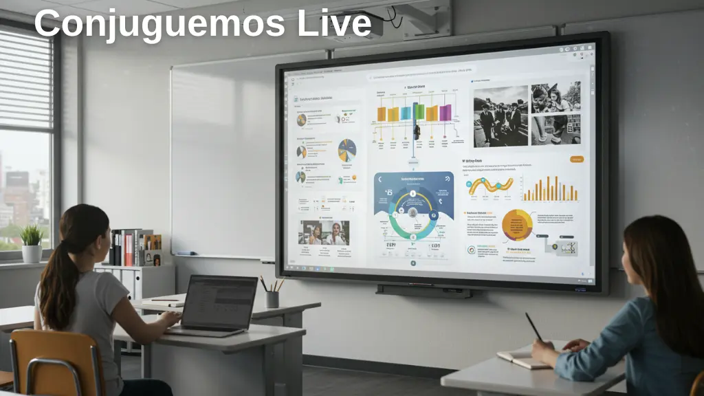 Conjuguemos Live: Interactive Conjugation Practice for Language Learners